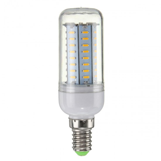 Dimmable AC110V SMD4014 5W 64LED Corn Bulb Light Lamp E27 E14 E12 B22 GU10 G9