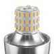 Dimmable E27 E12 E14 7W 60 SMD 3014 LED Warm White White Sliver Candle Lamp Bulb AC 220V
