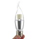 Dimmable E27 E14 E12 7W 60 SMD 3014 LED Pure White Warm White Sliver Candle Light Lamp Bulb AC110V Dimmable E27 E14 E12 7W 60 SMD 3014 LED Pure White Warm White Sliver Candle Light Lamp Bulb AC110V