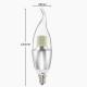 Dimmable E27 E14 E12 7W 60 SMD 3014 LED Pure White Warm White Sliver Candle Light Lamp Bulb AC110V Dimmable E27 E14 E12 7W 60 SMD 3014 LED Pure White Warm White Sliver Candle Light Lamp Bulb AC110V