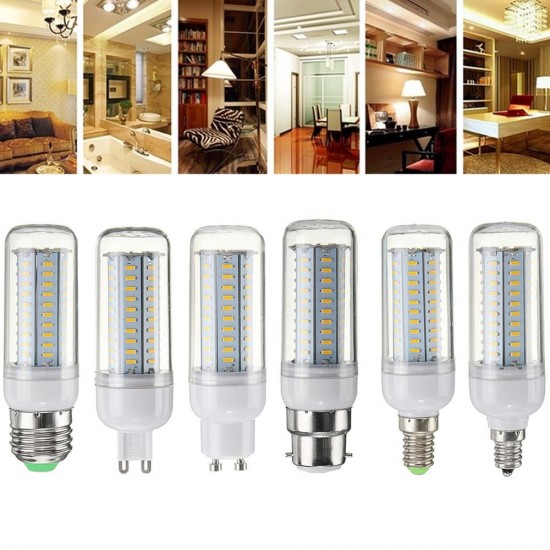 Dimmable E27 E14 E12 G9 GU10 B22 6W SMD4014 LED Corn Bulb Chandelier Light AC220V Dimmable E27 E14 E12 G9 GU10 B22 6W SMD4014 LED Corn Bulb Chandelier Light AC220V