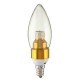 E12/E14/E27 3W Non-Dimmable LED Candle Golden Light Bulb White/Warm White 85-265V E12/E14/E27 3W Non-Dimmable LED Candle Golden Light Bulb White/Warm White 85-265V