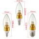 E12/E14/E27 3W Non-Dimmable LED Candle Golden Light Bulb White/Warm White 85-265V E12/E14/E27 3W Non-Dimmable LED Candle Golden Light Bulb White/Warm White 85-265V