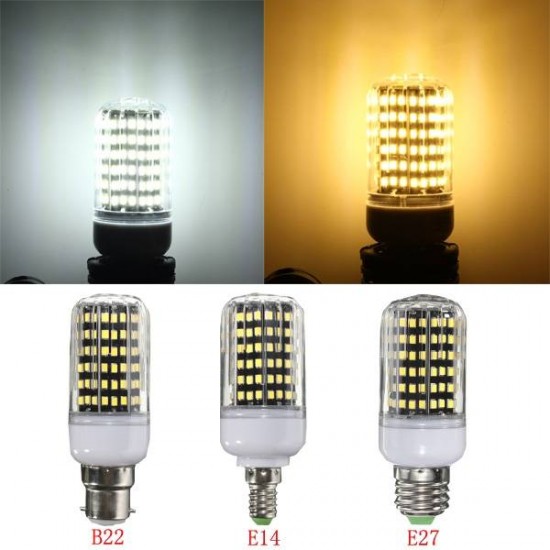 E14 B22 E27 11W LED 2835 SMD Warm White / White Cover Corn Light Lamp Bulb Non-Dimmable AC 110V E14 B22 E27 11W LED 2835 SMD Warm White / White Cover Corn Light Lamp Bulb Non-Dimmable AC 110V