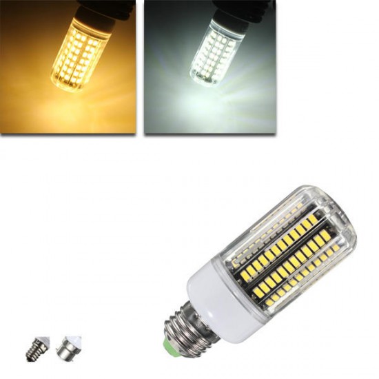 E14 B22 E27 LED Bulb 12W 136 SMD 5733 1500LM LED Cover Corn Light Lamp Bulb AC 220V