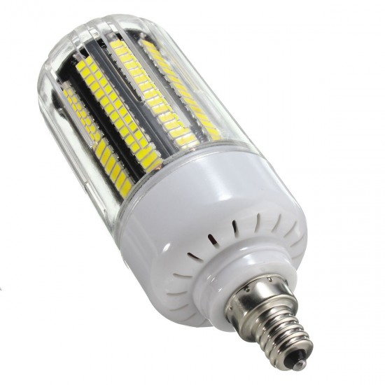 E14 E12 B22 E27 LED 15W 170 SMD 5730 Warm White Whit Fire Cover Corn LED Bulb Light AC220V