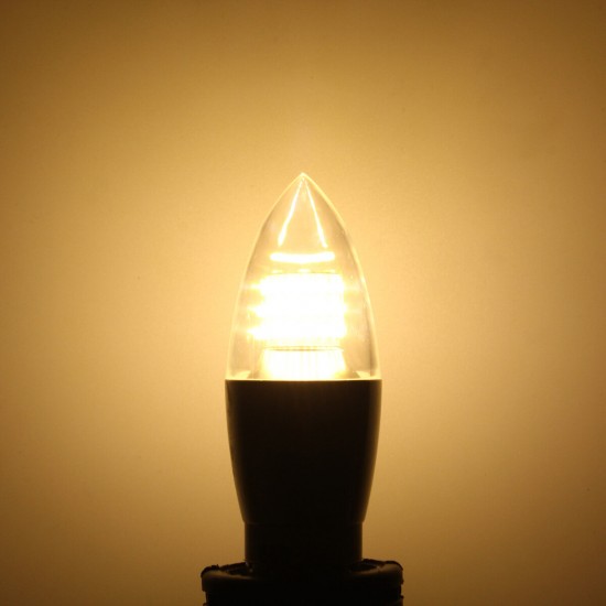 E14 E12 E27 7W 470LM 60 SMD 3014 LED White Warm White Glass Candle Bulb Light Non-Dimmable AC85-265V E14 E12 E27 7W 470LM 60 SMD 3014 LED White Warm White Glass Candle Bulb Light Non-Dimmable AC85-265V