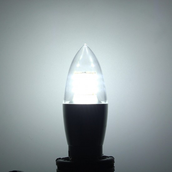 E14 E12 E27 7W 470LM 60 SMD 3014 LED White Warm White Glass Candle Bulb Light Non-Dimmable AC85-265V E14 E12 E27 7W 470LM 60 SMD 3014 LED White Warm White Glass Candle Bulb Light Non-Dimmable AC85-265V