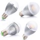 E27 10W 800-900LM Warm White LED Globe Light Lamp Bulb 110-240V