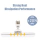 E27 12W T-shaped SMD2835 Pure White Adjustable LED Light Bulb Energy Saving Lamp AC85-265V E27 12W T-shaped SMD2835 Pure White Adjustable LED Light Bulb Energy Saving Lamp AC85-265V