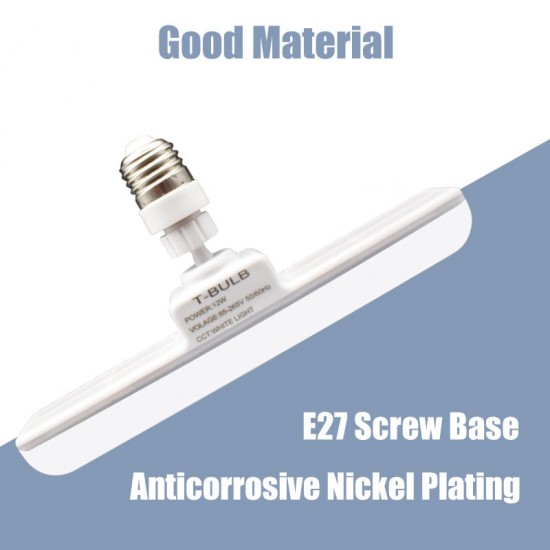 E27 12W T-shaped SMD2835 Pure White Adjustable LED Light Bulb Energy Saving Lamp AC85-265V E27 12W T-shaped SMD2835 Pure White Adjustable LED Light Bulb Energy Saving Lamp AC85-265V