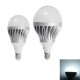 E27 15W 24W SMD5730 Pure White Silver Shell Aluminum LED Global Light Bulb AC85-265V