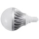 E27 15W 24W SMD5730 Pure White Silver Shell Aluminum LED Global Light Bulb AC85-265V