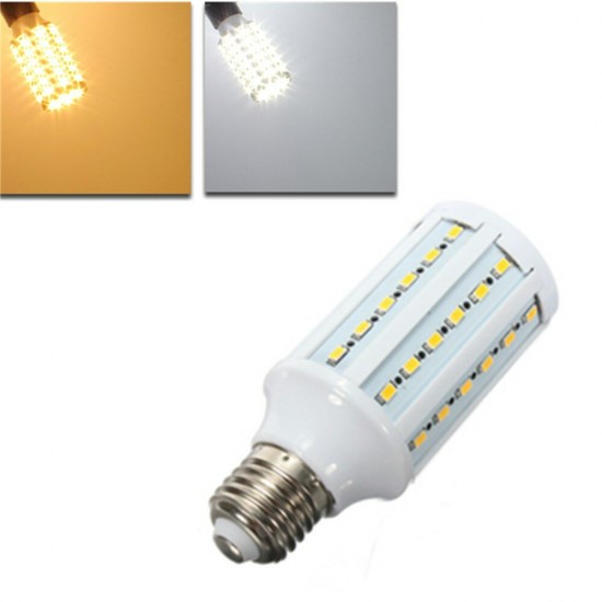 E27 15W 60 SMD 5630 White/Warm White LED Corn Light Bulbs AC 110V