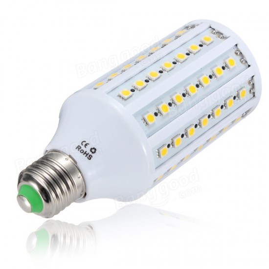 E27 15W 86 SMD 5050 White/Warm White LED Corn Light Bulbs AC 110V