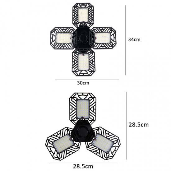 E27 25W 30W 40W LED Garage Light Bulb SMD2835 Deformable Ceiling Fixture Workshop Indoor Lamp AC85-265V E27 25W 30W 40W LED Garage Light Bulb SMD2835 Deformable Ceiling Fixture Workshop Indoor Lamp AC85-265V
