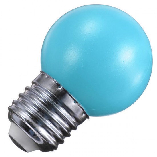 E27 2W PE Frosted LED Globe Colorful White/Red/Green/Blue/Ylellow Lamp AC110-240V