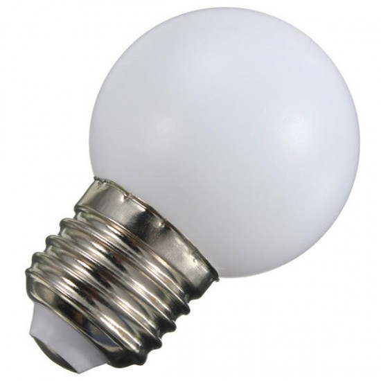 E27 2W PE Frosted LED Globe Colorful White/Red/Green/Blue/Ylellow Lamp AC110-240V