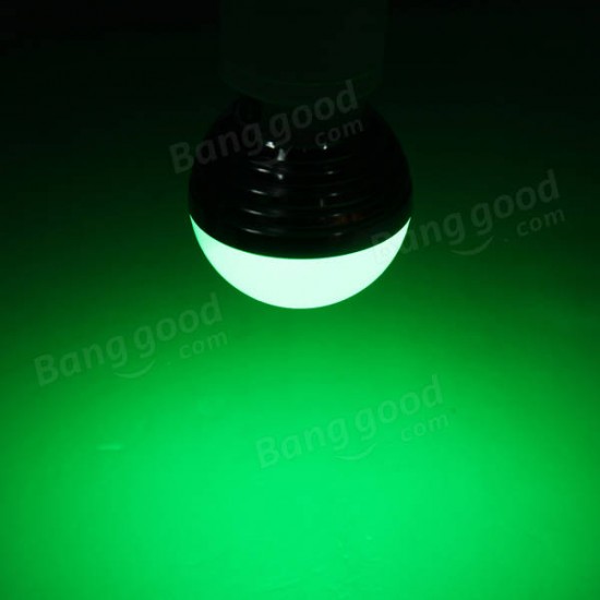 E27 3W 16 Color Change RGB LED Ball Bulb lamp 85-265V +IR Remote E27 3W 16 Color Change RGB LED Ball Bulb lamp 85-265V +IR Remote