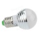 E27 3W 16 Color Change RGB LED Ball Bulb lamp 85-265V +IR Remote