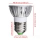 E27 3W AC 220V 3 LEDs Red/Yellow/Blue/Green LED Spot Lightt Bulbs E27 3W AC 220V 3 LEDs Red/Yellow/Blue/Green LED Spot Lightt Bulbs