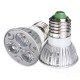 E27 3W AC 220V 3 LEDs Red/Yellow/Blue/Green LED Spot Lightt Bulbs