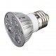 E27 3W AC 220V 3 LEDs Red/Yellow/Blue/Green LED Spot Lightt Bulbs