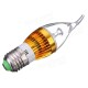 E27 3W AC85-265V White/Warm White Golden Cover LED Candle Light Bulb E27 3W AC85-265V White/Warm White Golden Cover LED Candle Light Bulb