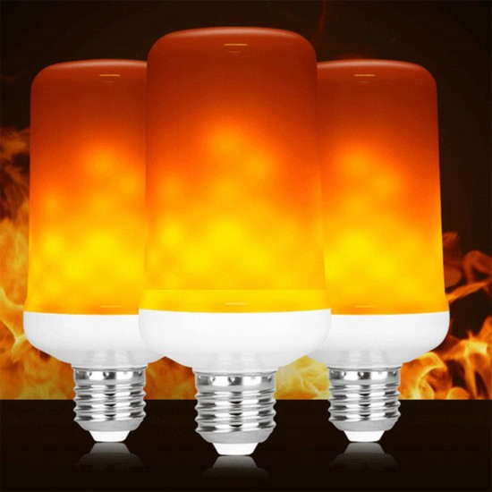 E27 3W LED Flame Effect Fire Light Bulb Gravity Sensor Lamp Party Home Decoration AC85-265V E27 3W LED Flame Effect Fire Light Bulb Gravity Sensor Lamp Party Home Decoration AC85-265V