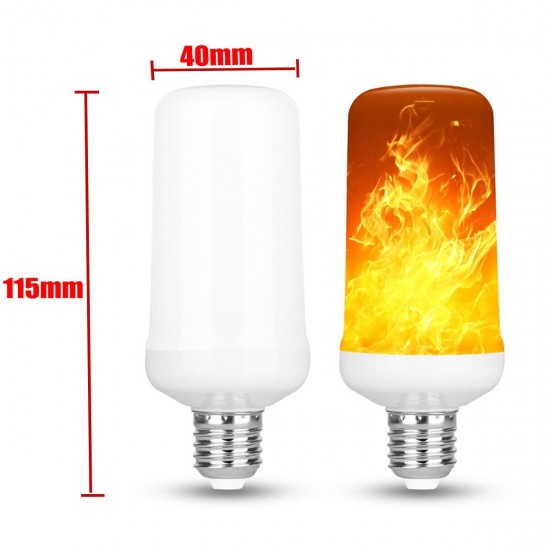 E27 3W LED Flame Effect Fire Light Bulb Gravity Sensor Lamp Party Home Decoration AC85-265V E27 3W LED Flame Effect Fire Light Bulb Gravity Sensor Lamp Party Home Decoration AC85-265V