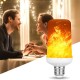 E27 3W LED Flame Effect Fire Light Bulb Gravity Sensor Lamp Party Home Decoration AC85-265V