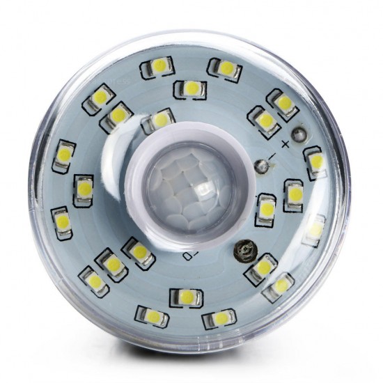 E27 3W SMD3528 Pure White Infrared Sensor LED Light Bulb for Porch AC100-120V/AC220-240V E27 3W SMD3528 Pure White Infrared Sensor LED Light Bulb for Porch AC100-120V/AC220-240V