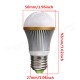 E27 3W Warm/Pure White 3 LED Globe Light Bulb Spot Lamp AC 110-240V E27 3W Warm/Pure White 3 LED Globe Light Bulb Spot Lamp AC 110-240V