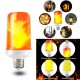 E27 4 Modes SMD2835 LED Flame Effect Flickering Emulation Fire Light Bulb Decoration Lamp AC85-265V