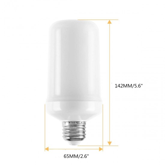 E27 4 Modes SMD2835 LED Flame Effect Flickering Emulation Fire Light Bulb Decoration Lamp AC85-265V E27 4 Modes SMD2835 LED Flame Effect Flickering Emulation Fire Light Bulb Decoration Lamp AC85-265V