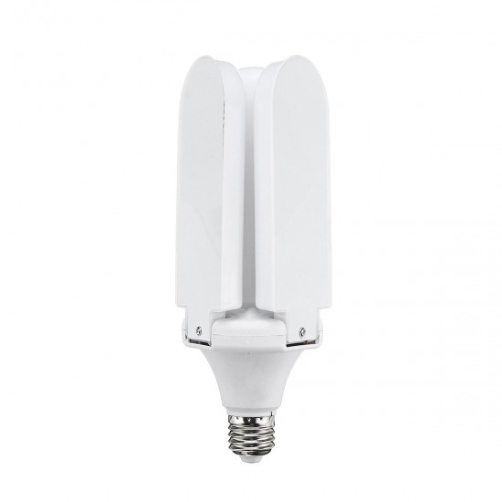 E27 45W Foldable LED Light Bulb Deformable Ceiling Fixture Workshop Garage Lamp AC85-265V AC165-265V