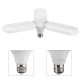 E27 45W Foldable LED Light Bulb Deformable Ceiling Fixture Workshop Garage Lamp AC85-265V AC165-265V