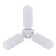 E27 45W LED Bulb Foldable White Color Fan Blade Adjustable Ceiling Lamp AC85-256V E27 45W LED Bulb Foldable White Color Fan Blade Adjustable Ceiling Lamp AC85-256V