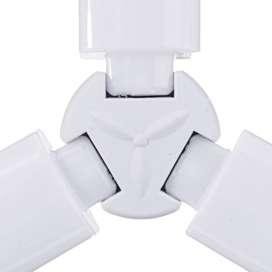 E27 45W LED Bulb Foldable White Color Fan Blade Adjustable Ceiling Lamp AC85-256V E27 45W LED Bulb Foldable White Color Fan Blade Adjustable Ceiling Lamp AC85-256V