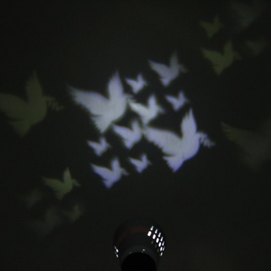 E27 4W 85-265V LED Moving Pigeon Landscape Laser Projector Stage Light Lamp Bulb Decor E27 4W 85-265V LED Moving Pigeon Landscape Laser Projector Stage Light Lamp Bulb Decor