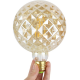 E27 4W G125 Gold Clear Pineapple Non-Dimmable Warm White Edison Retro LED Light Bulb AC220-240V