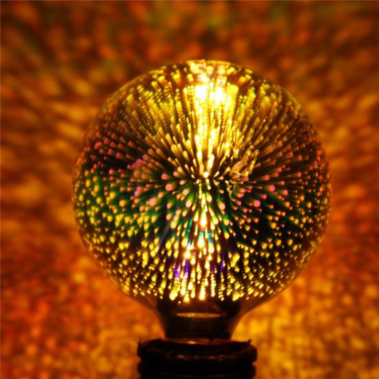 E27 4W G95 3D LED Retro Edison Decorative Lighting Lamp Bulb AC85-265V