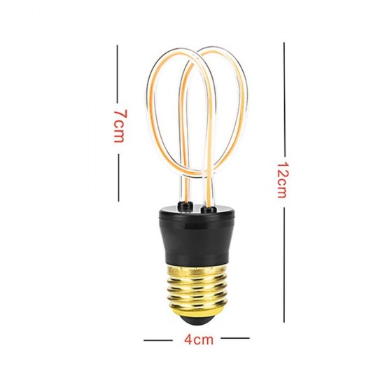 E27 4W JH-Y Vintage Edison Antique LED Soft Filament Light Bulb for Indoor Home AC220-240V E27 4W JH-Y Vintage Edison Antique LED Soft Filament Light Bulb for Indoor Home AC220-240V