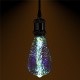 E27 4W ST64 3D Fireworks LED Retro Edison Glass Bulb Light Lamp AC85-265V