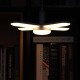 E27 50W 2835SMD 4+1 Leaves Foldable 180LED Garage Lamp Indoor Light Bulb for Basement Parking Lot AC110-265V