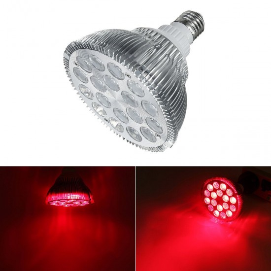 E27 54W Red and Near Infrared LED Light Therapy Bulb 660nm 850nm Anti-aging and Pain AC85-265V E27 54W Red and Near Infrared LED Light Therapy Bulb 660nm 850nm Anti-aging and Pain AC85-265V