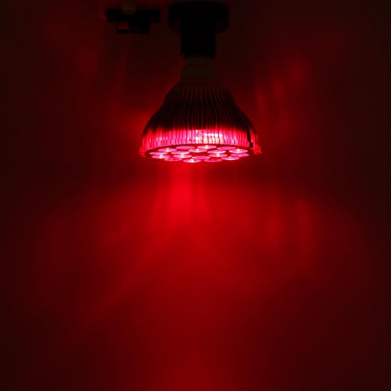 E27 54W Red and Near Infrared LED Light Therapy Bulb 660nm 850nm Anti-aging and Pain AC85-265V