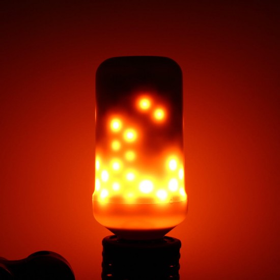 E27 5W 1300K SMD2835 99LEDs Yellow Three Modes Flame Light Bulb AC110-240V E27 5W 1300K SMD2835 99LEDs Yellow Three Modes Flame Light Bulb AC110-240V