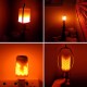 E27 5W 1300K SMD2835 99LEDs Yellow Three Modes Flame Light Bulb AC110-240V E27 5W 1300K SMD2835 99LEDs Yellow Three Modes Flame Light Bulb AC110-240V