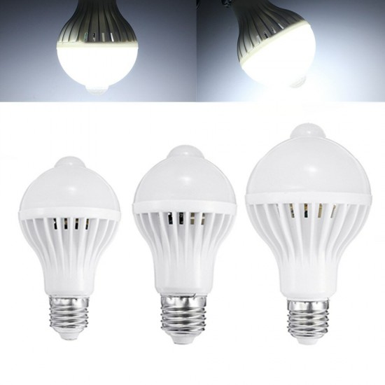 E27 5W 7W 9W PIR Infrared Motion Sensor LED Light Lamp Bulb Home Lighting A85-265V E27 5W 7W 9W PIR Infrared Motion Sensor LED Light Lamp Bulb Home Lighting A85-265V